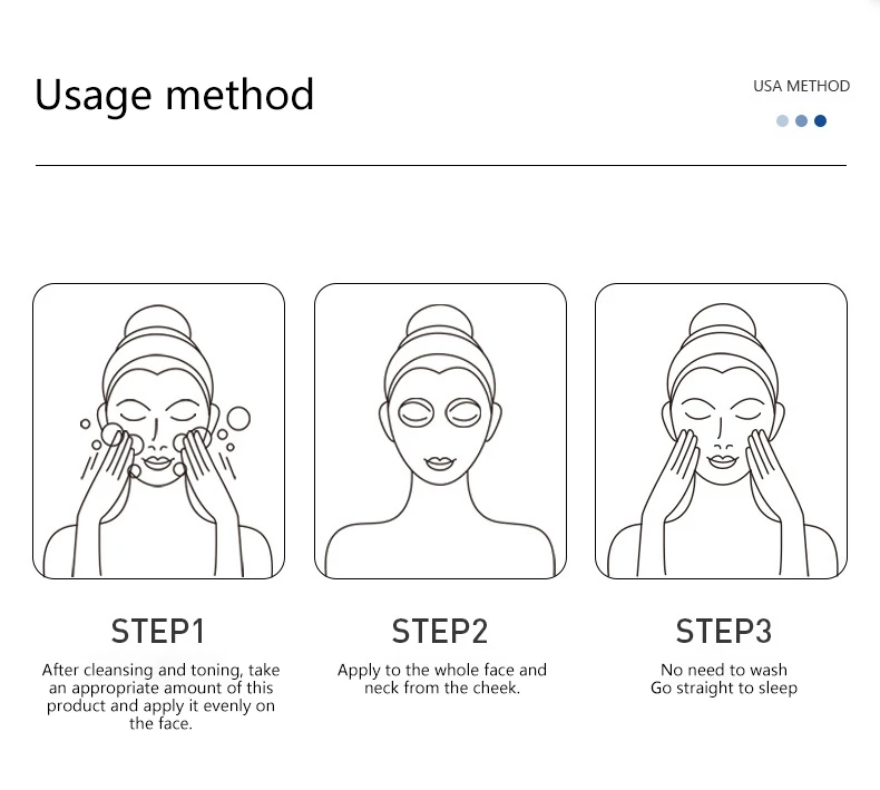 20 шт. полипептидные Замороженные маски для сна с гиалуроновой кислотой против