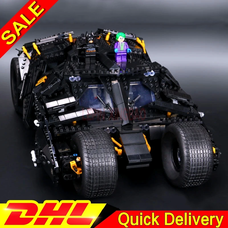 LP 07060 marvel Супер Герои Бэтмен колесница Бэтмобиль Tumbler летучая мышь Джокер мини
