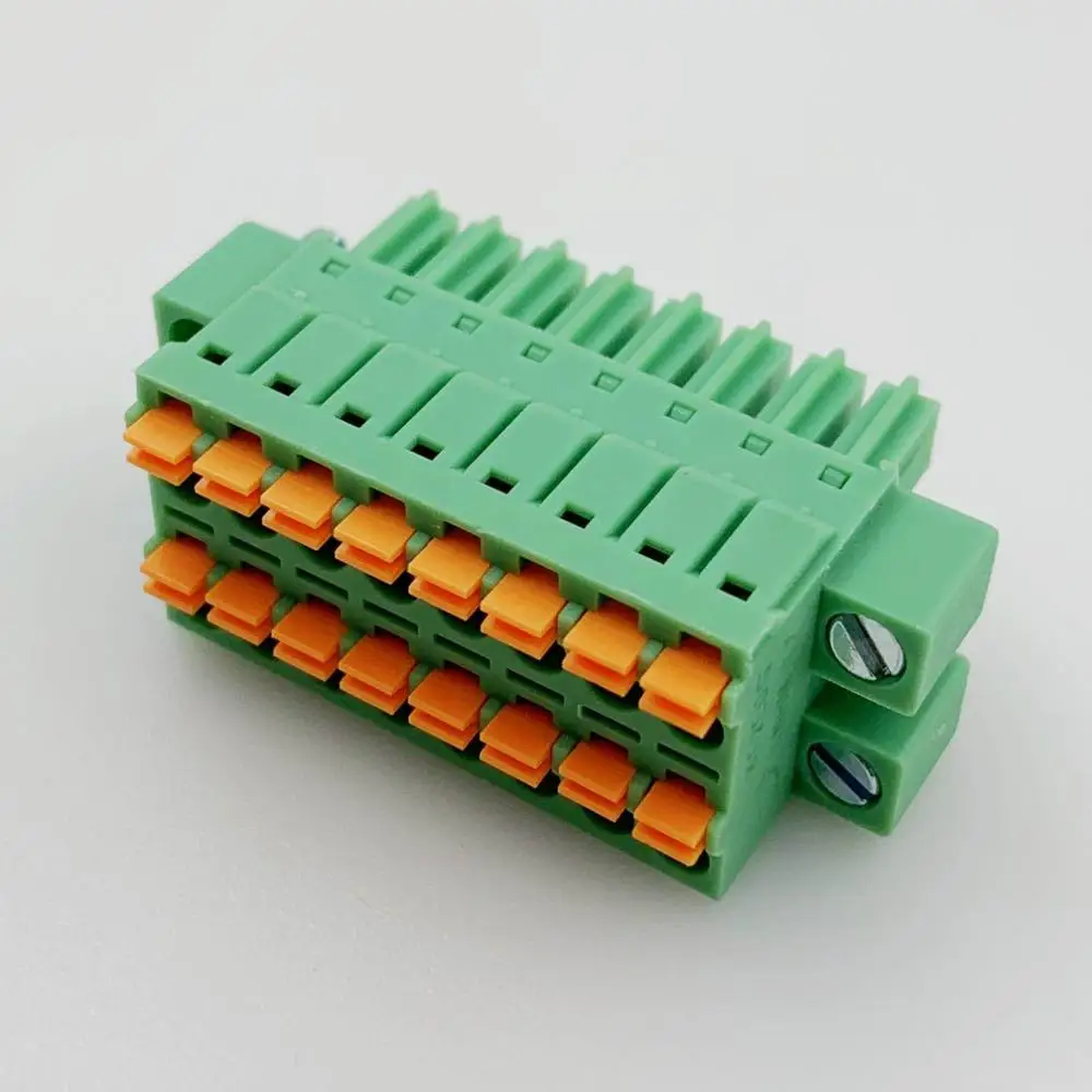 KF2EDGKNHM 3,5 2P~ 12P PCB вставные клеммные блоки 15EDGKNHM 3,5 мм 4PIN~ 24PIN FMCD 1,5/3-STF-3, 5 PHOENIX контакт DEGSON KEFA