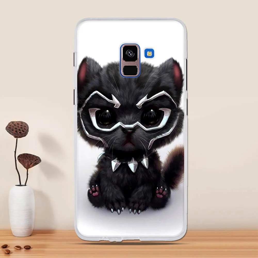 Чехол для samsung Galaxy A8 Plus чехол Капа Coque чехол из термополиуретана и силикона для samsung A8 Plus A 8+ A730F Чехол протектор бампер - Цвет: 43