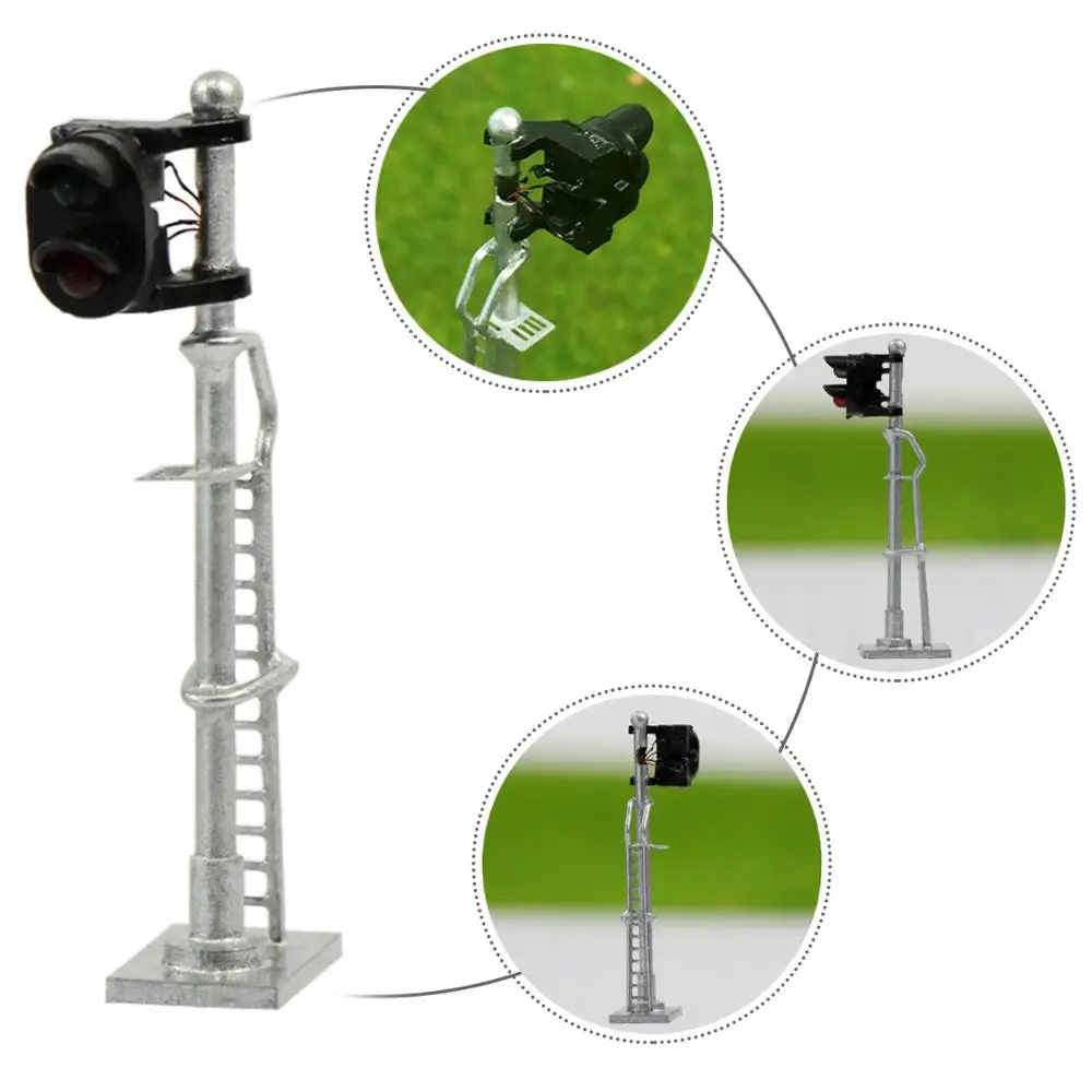 JTD1503GR 3 шт. модель железной дороги N масштаб 1:160 зеленый над красным сигналом блок