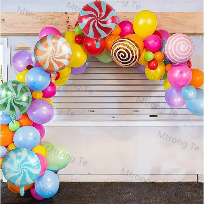 

128pcs/Set Colorful Candy Latex Balloons Lollipop Helium globos Baby Shower Birthday Wedding Party Supplies Decor Kids Toy
