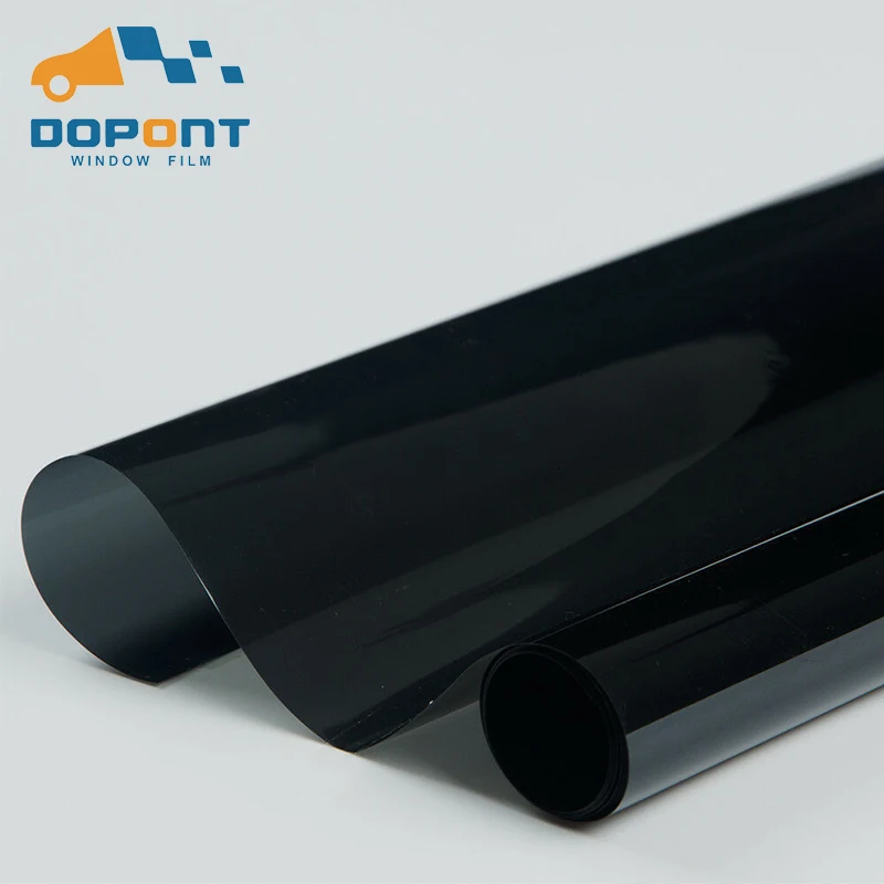 

152cmx30m UV400-05100 100% UV-proof nano ceramic window solar car tint film vlt5% solar window film with skin care function