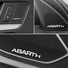 4 шт., автомобильные наклейки на эмблему Fiat Abarth Viaggio Abarth Punto 124 125 500