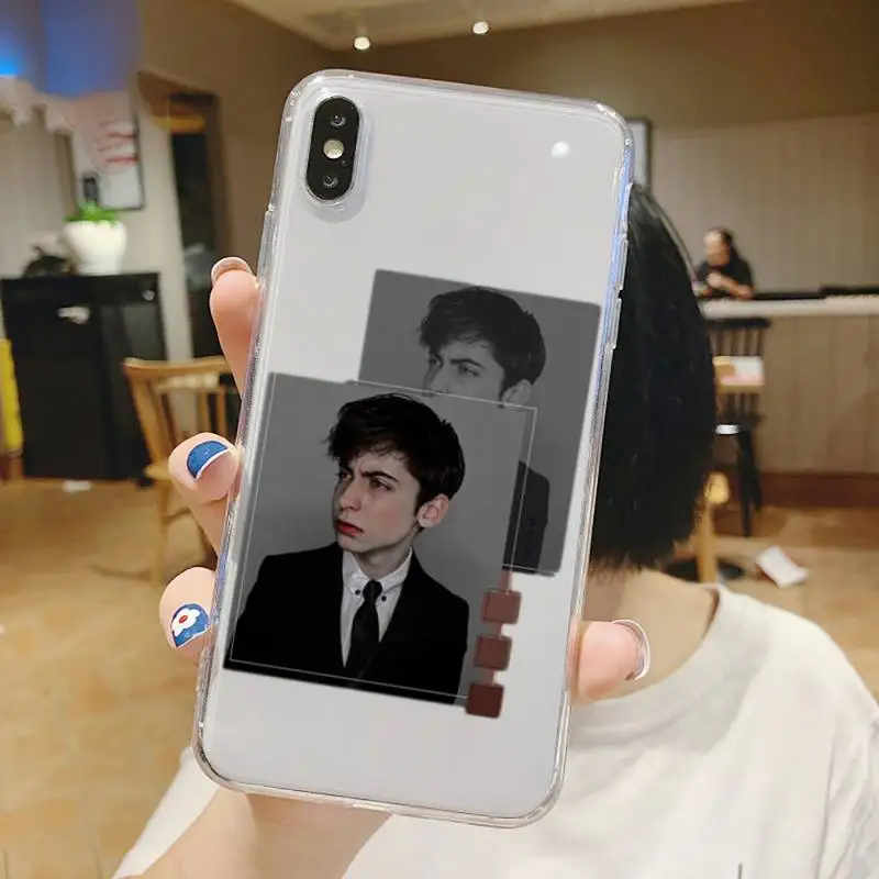 

Aidan Gallagher Number Five Phone Case Transparent soft For iphone 5 5s 5c se 6 6s 7 8 11 12 plus mini x xs xr pro max