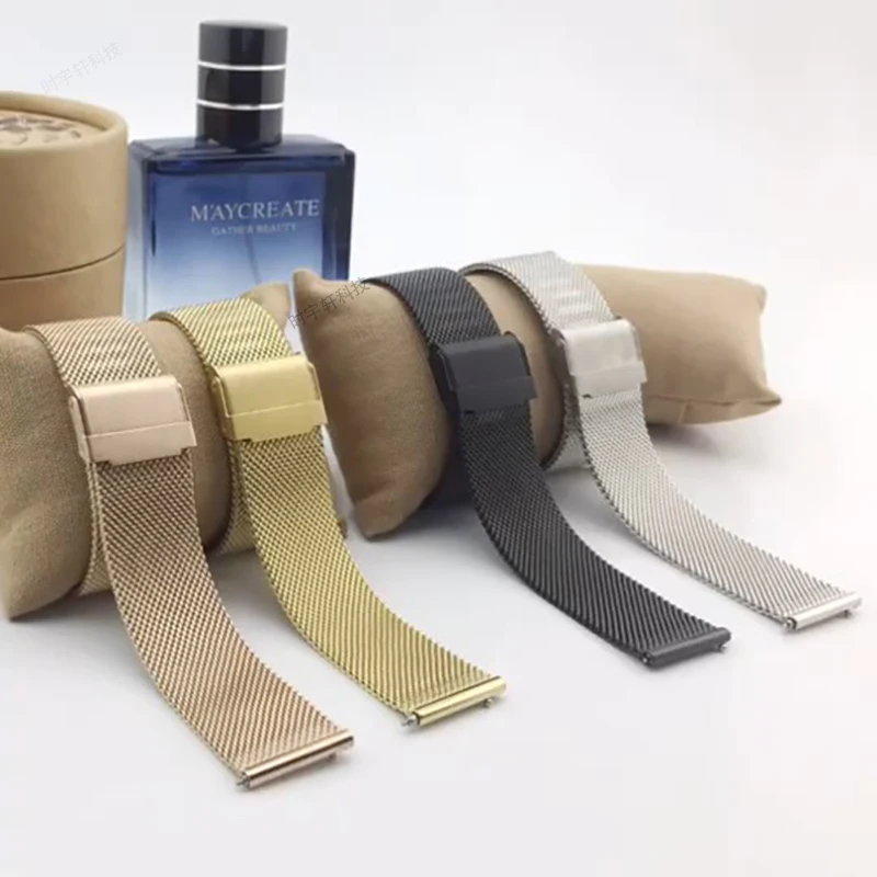Металлический ремешок для Huami Amazfit Bip S Lite Pace Stratos GTR браслет Huawei GT 2E Honor Magic 2 Galaxy active 20