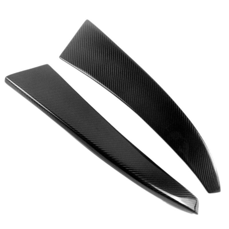 

for Mercedes Benz W205 C180 C200L C260L C43 C63 2015-2017 Carbon Fiber Rear Bumper Splitters Spoiler Canard Fins Trim