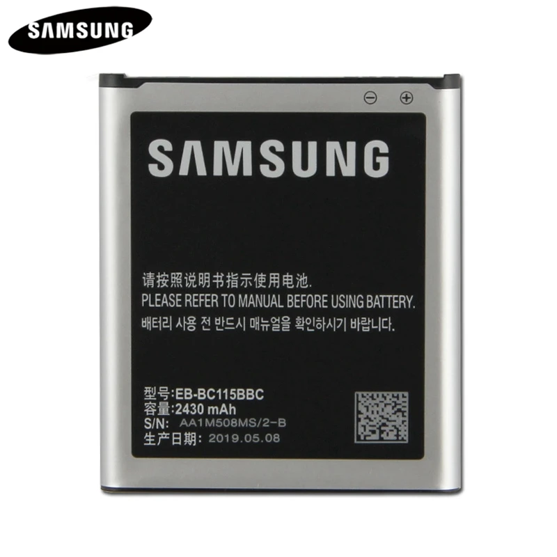 Оригинальный аккумулятор EB BC115BBC BC115BBE для Samsung GALAXY K Zoom SM C1116 C1158 C1115 подлинный 2430