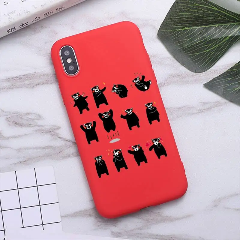 

Mascot Kumamoto Phone Cases For IPhone 12 Pro Max 6 6s 7 8 Plus XS XR 12mini Se 2020 Iphone 11 Pro Max Candy Case