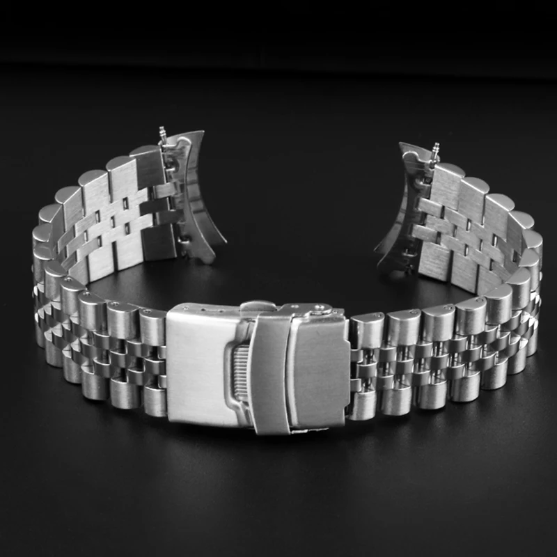 Fine Steel Watchband For Seiko 5 Water Ghosts Series SRPD63 Stainless Steel Watch Strap SKX007 Diving Watch Chain Men's Watch