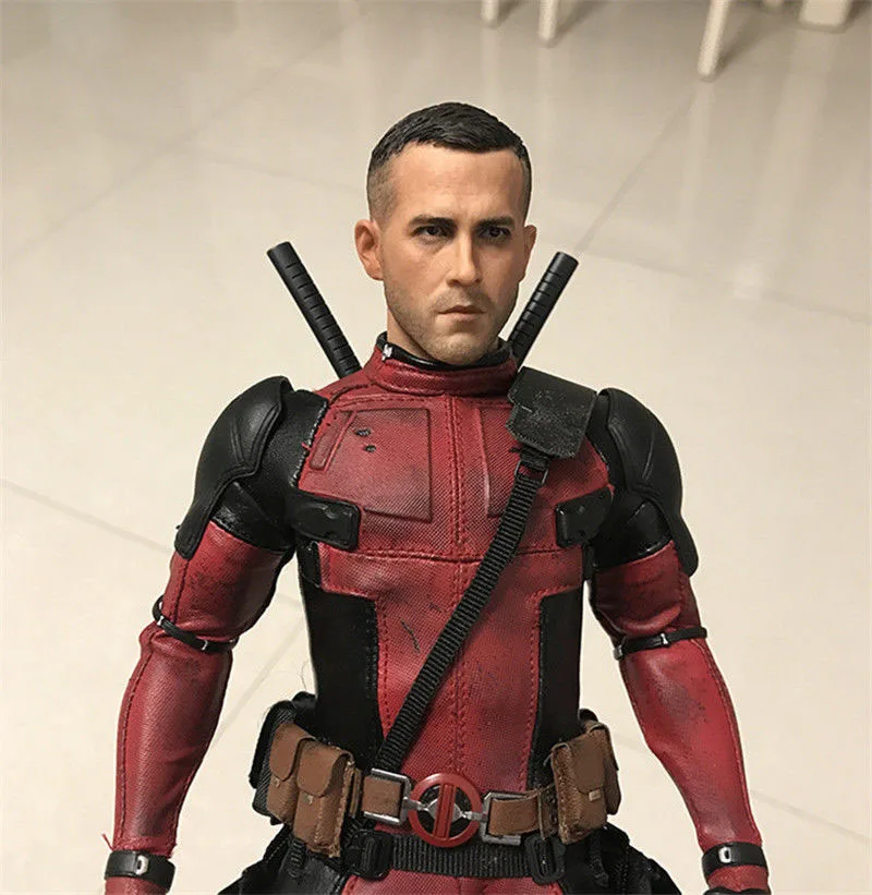 

1/6 Male Soldier Ryan Reynolds Head Sculpt Model Fit 12'' Soldier Action Figure Body Doll In Stock