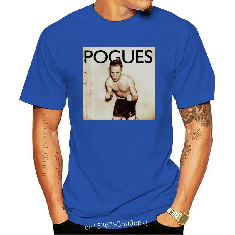 

Мужская черная футболка The Pogues Peace and Love, дизайн 2021
