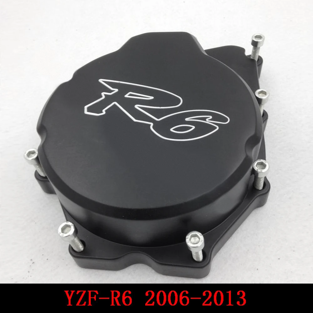 Крышка двигателя мотоцикла для Yamaha YZFR6 YZF R6 2006 2007 2008 2009 2010 2011 2012 2013 2014|stator cover|engine stator