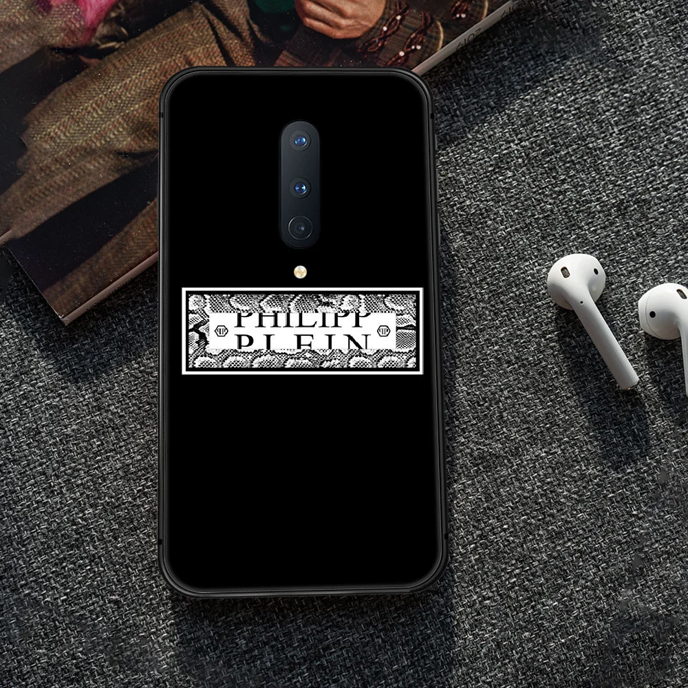 

luxury Brand qp Philipp Phone Case Cover Hull For 1+ Oneplus 5T 6 6T 7 7T 8 8T Pro black Prime Painting Coque Luxury Cell Pretty