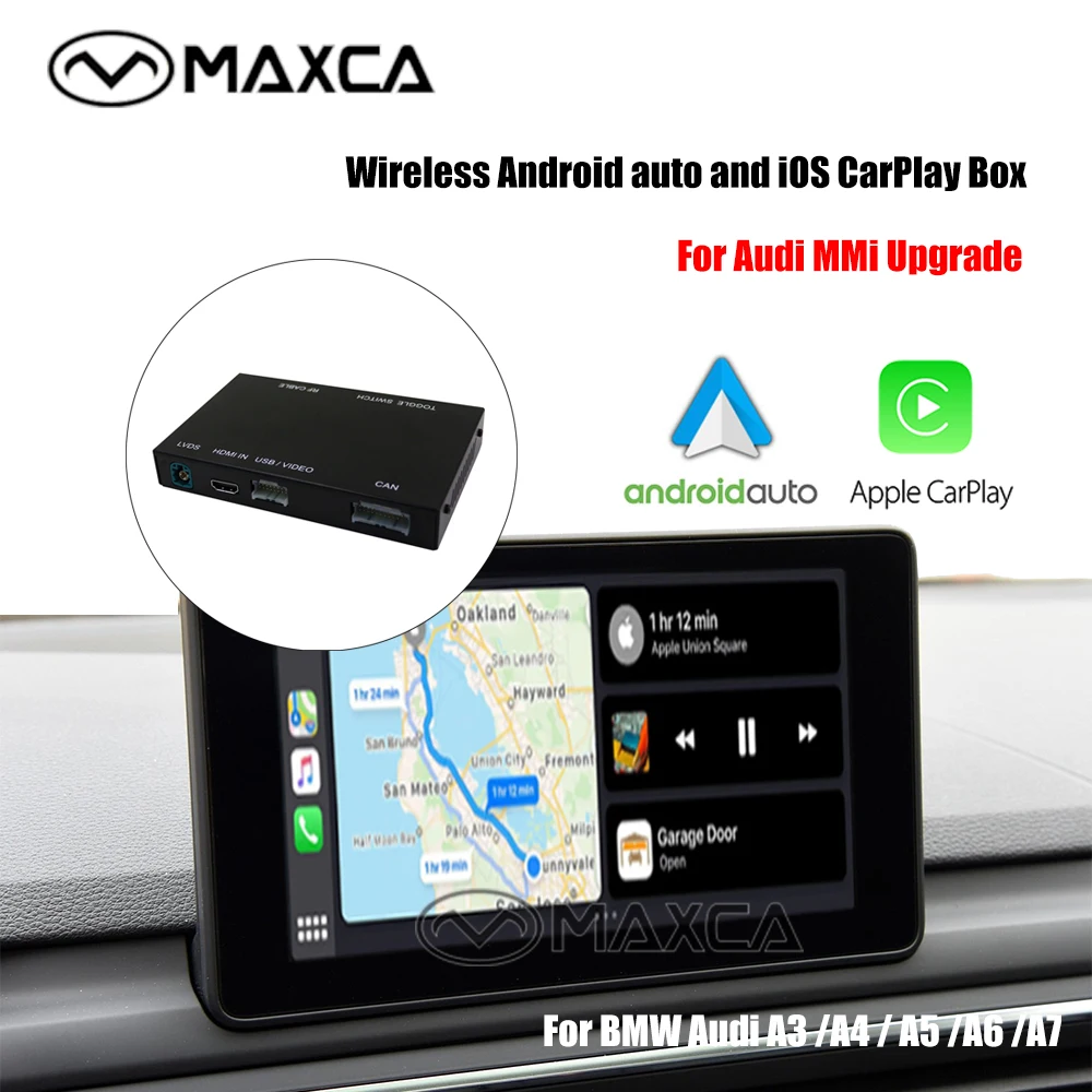 Беспроводной Carplay Android автоинтерфейсная коробка для Audi A3 A4 A5 A6 A7 оригинальный MMI DA