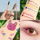 Быстросохнущая жидкая подводка для глаз Queen's Diamond Crystal, 24 часа, стойкая, водостойкая, потостойкая, не Цветущая, для начинающих, косметика TSLM2