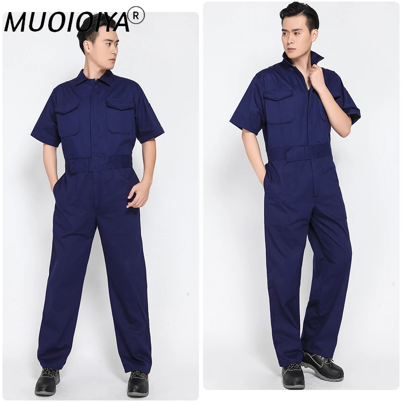

Jumpsuits For Men One Piece Rompers Pockets Solid Straight Pants Overalls Casual Work Wear Workwear Clothes Mens Male Uniforms