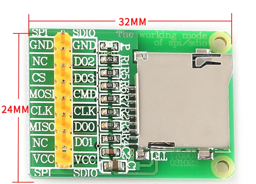 Плата расширения мини Micro SD для Arduino | Электроника