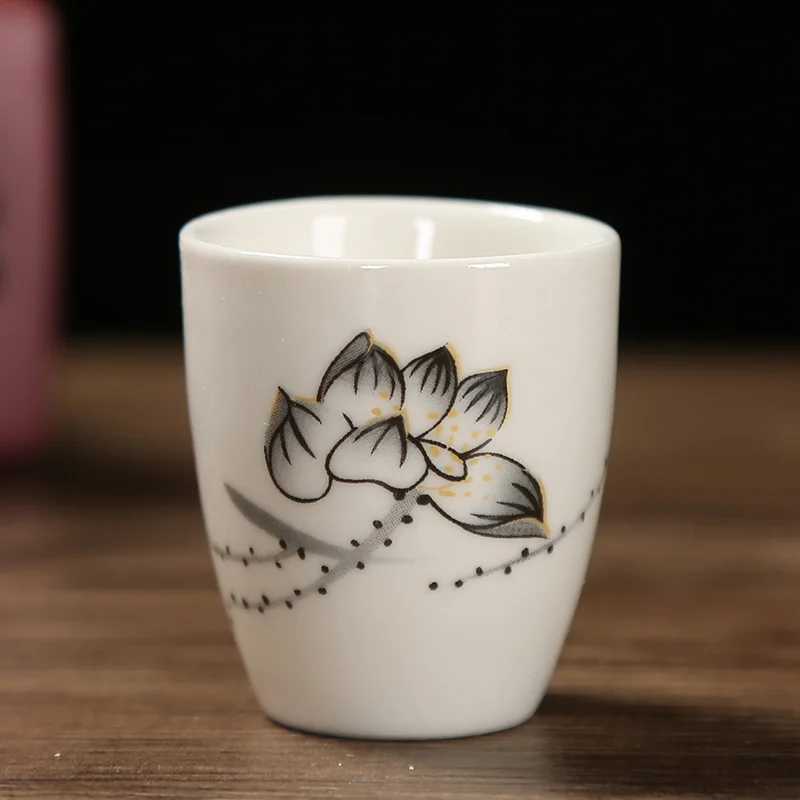 Рюмка керамическая белая 20/60 мл 6 шт. | Дом и сад