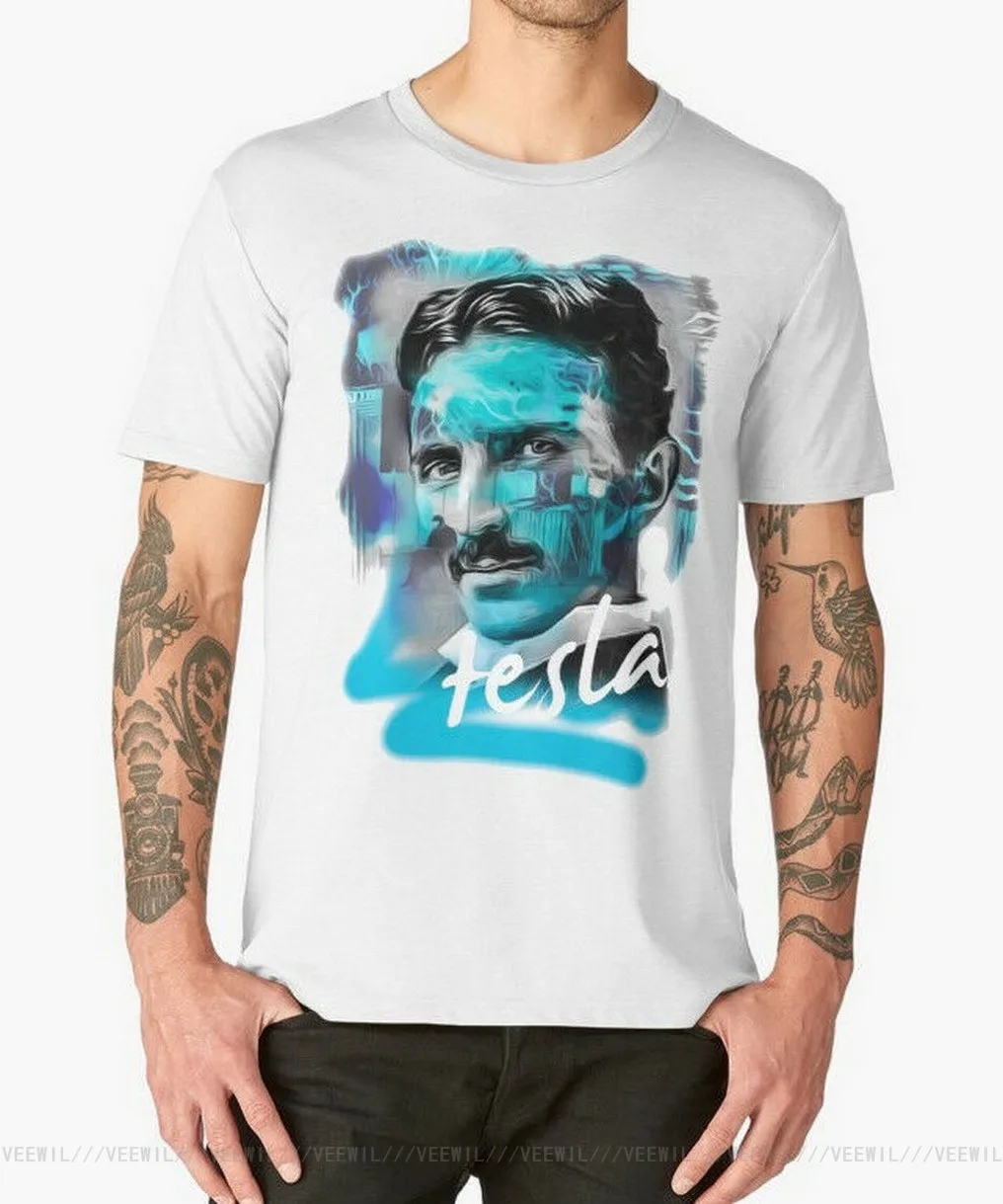 Мужская футболка с капюшоном Nikola Tesla | одежда