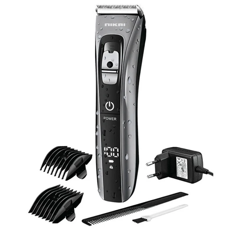 Waterproof men professional hair trimmer beard cordless adjustable clipper electric cutting machine haircut | Бытовая техника