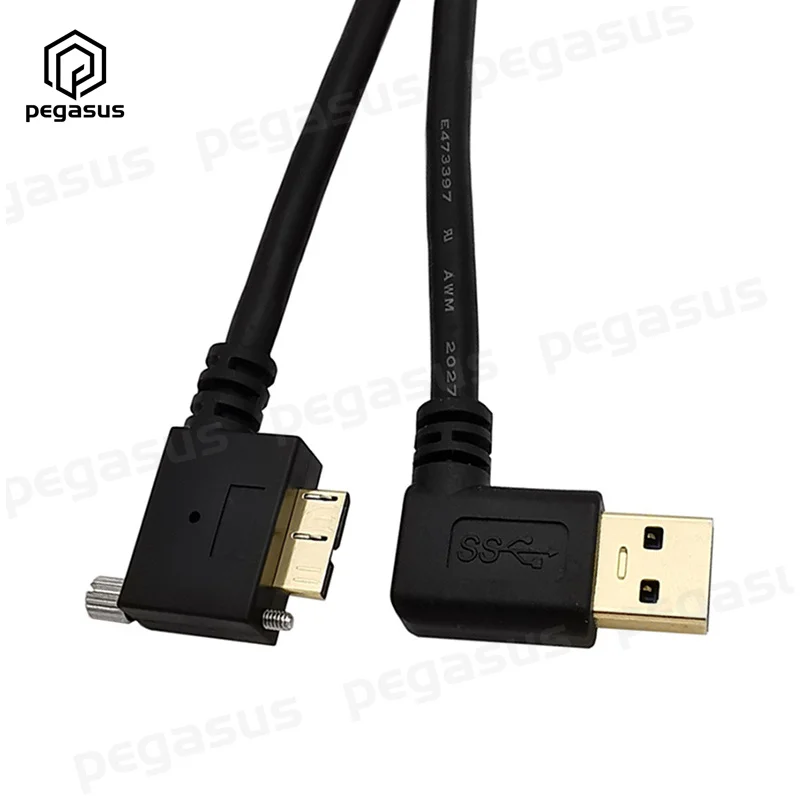 5 Гбит/с позолоченный 25 см USB 3 0 Micro B папа левый/правый угол для A кабель |