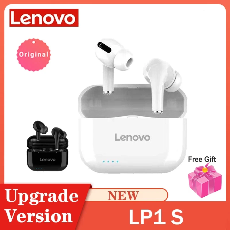 

Lenovo LP1S TWS Bluetooth Earphone Sports Wireless Headset Stereo Earbuds HiFi Music With Mic LP1 S For Android IOS Smartphone