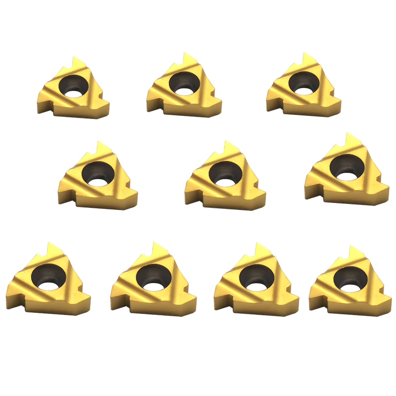10 шт./кор. 11IR A60 Золотой вставки карбида лезвия для наружного Точения