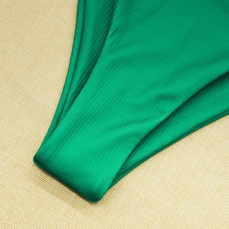 

Little Dinosaur Print Bikini Sets Women Triangle Mid Waist Two Pieces Swimsuits 2021 Girl Plain Beach Bathing Suit Swimwear