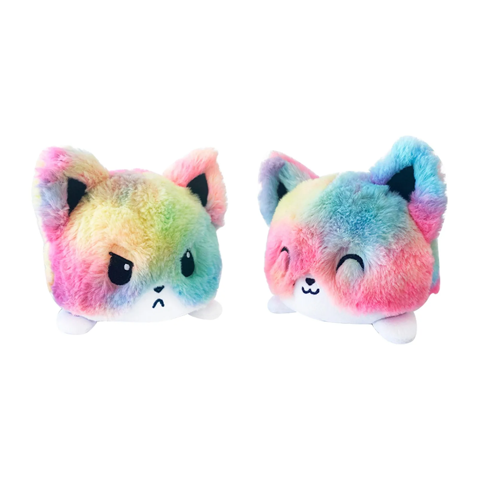 

Cute Flip Cartoon Reversible Cat Double-Sided Cat Stuffed Doll Soft Plush Aniaml Toy For Baby Kid Birthday Gift Juguetes 2021