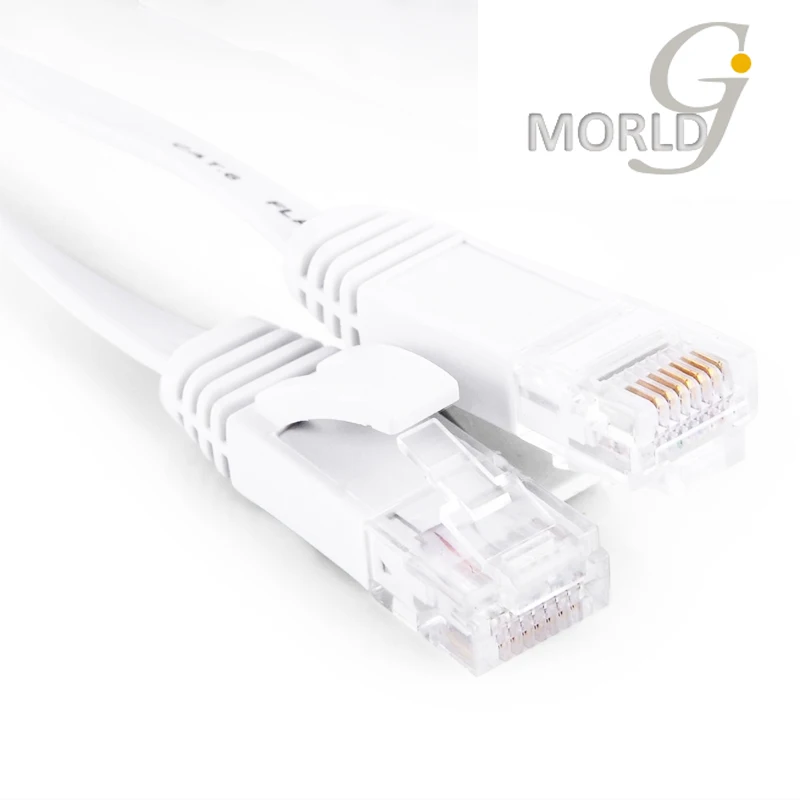 Кабельный кабель Cat6 плоский для локальной сети UTP RJ45 сетевой Соединительный шнур