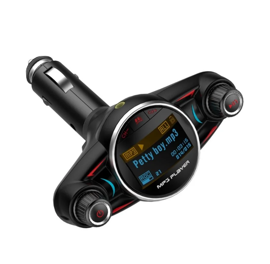 Bluetooth Handsfree автомобильный комплект BT08 MP3 плеер fm передатчик Aux модулятор двойной