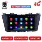 Android 10 автомобильный радиоприемник для Mazda 5 2010 2011 2012 2013 2014 2015 мультимедийный видеоплеер 2 + 32G Navigaio GPS Разделенный экран с рамкой