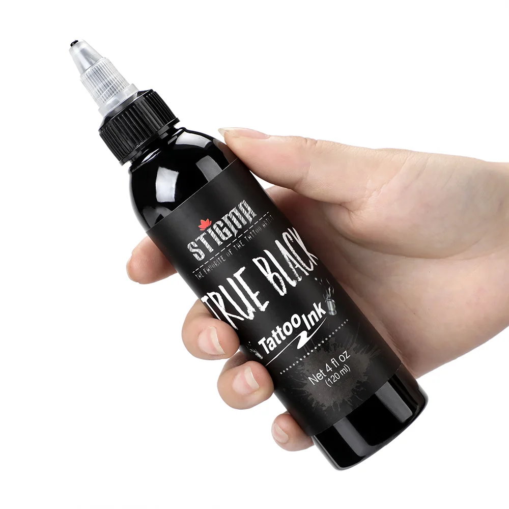 

Premium Black Permanent Tattoo Ink Non-toxic, Safe, Waterproof And Long-lasting DIY Art Tattoo Pigment tool 120ml TI952-4OZ