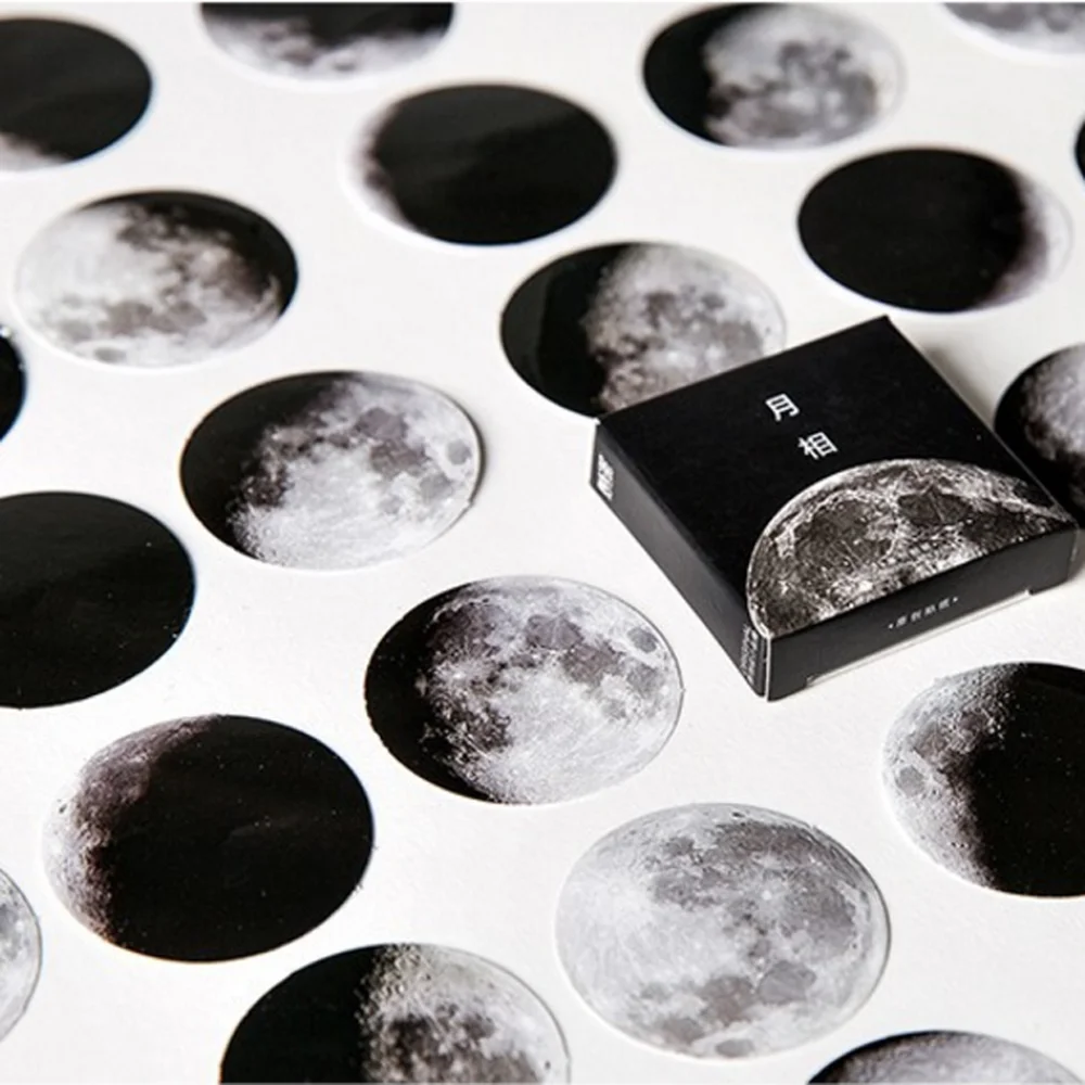 45 шт. наклейки на Луну космос планету| |