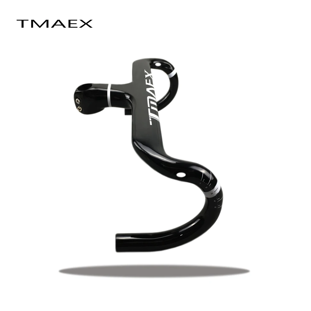TMAEX новый дорожный Интегрированный руль из углеродного волокна с стержнем