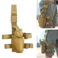 universal tactical drop thigh gun holster leg hunting military airsoft glock beretta handgun pouch case pistol holsters