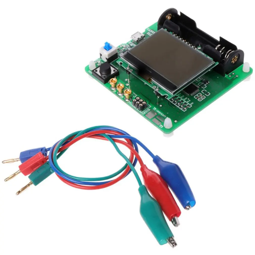 

Graphics 3.7V Multi-Purpose Transistor Tester Diode Resistor ESR Capacitance LS'D Tool ESR LCR Meter Backlight + Test Clip