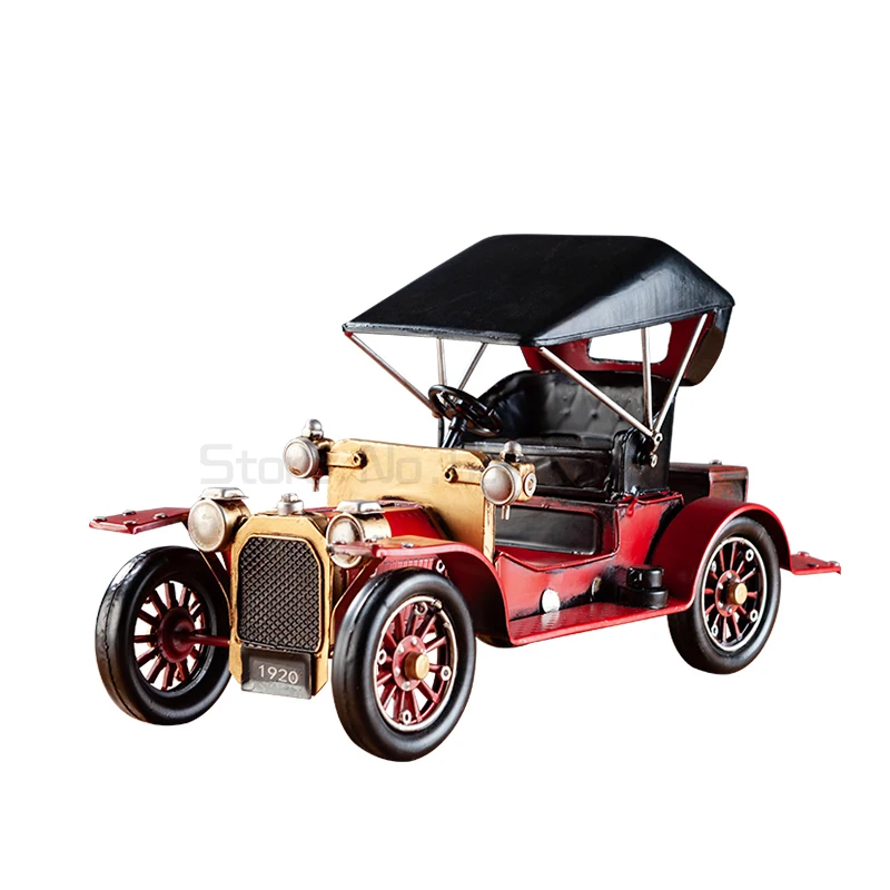 

Nostalgic old car, American old car, metal model, creative decoration, wine cabinet decoration