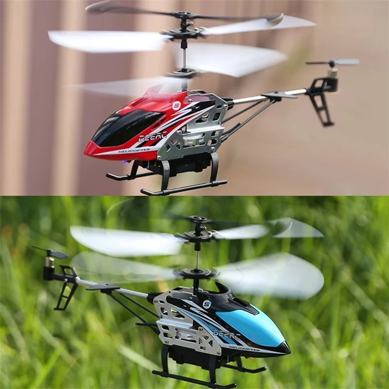 Вертолет DEERC 2 4G 3.5CH 4.5CH RC со светодиодсветильник кой защита от столкновений |