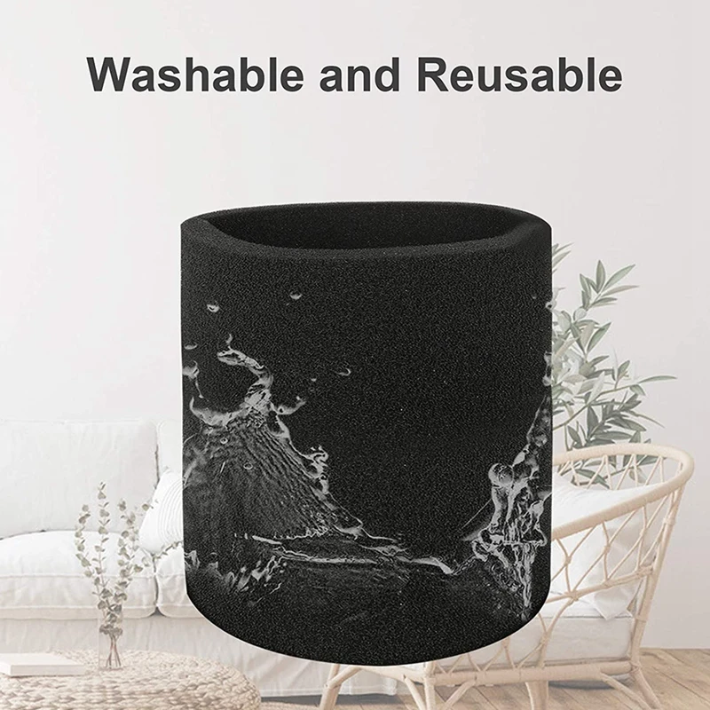 

6PCS Replacement Filter Cotton Vacuum Cleaner Accessories for Shop-Vac 90350 90304 90333 Wet/Dry Vacuum Cleaners