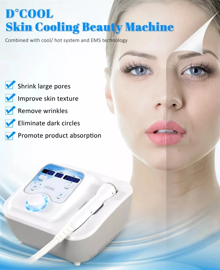

D COOL cool&hot electropration face lift machine skin tightening wrinkle removal device Korea original with CE&KFDA certificates