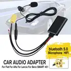 Hi-Fi автомобильный аудио bluetooth-кабель адаптер микрофон Микрофон AUX IN музыка для Fiat для Alfa для Lancia для Benz SMART 451
