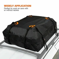 120x90x44cm large waterproof car cargo roof bag rooftop luggage carrier black storage cube bag travel suv van for cars