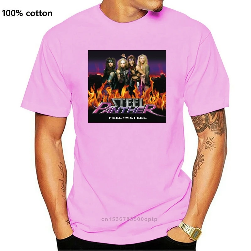 Стальной футболка с пантерой американский комедийные необходимые вещи