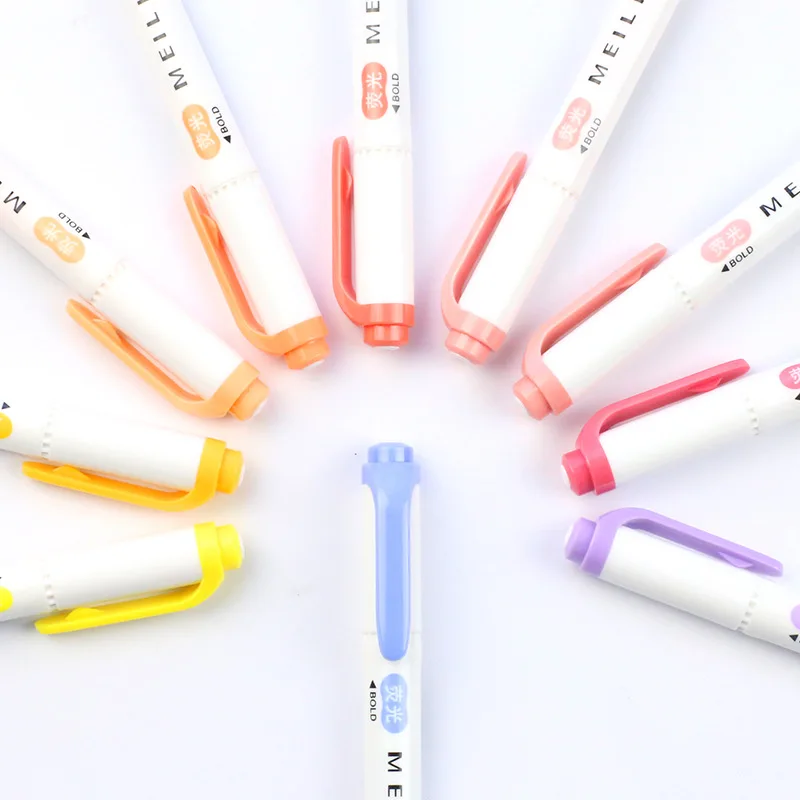 Маркер с жидкими чернилами канцелярские принадлежности двухсторонний