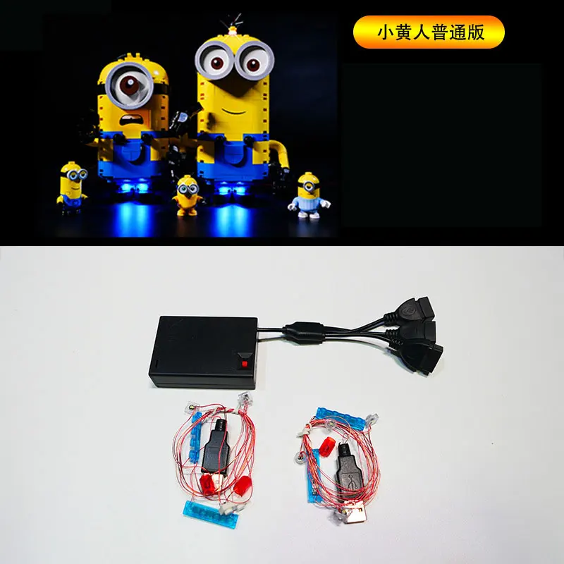 

MOC LED Light Kit For 75551 Brick-built Minions and Their Lair