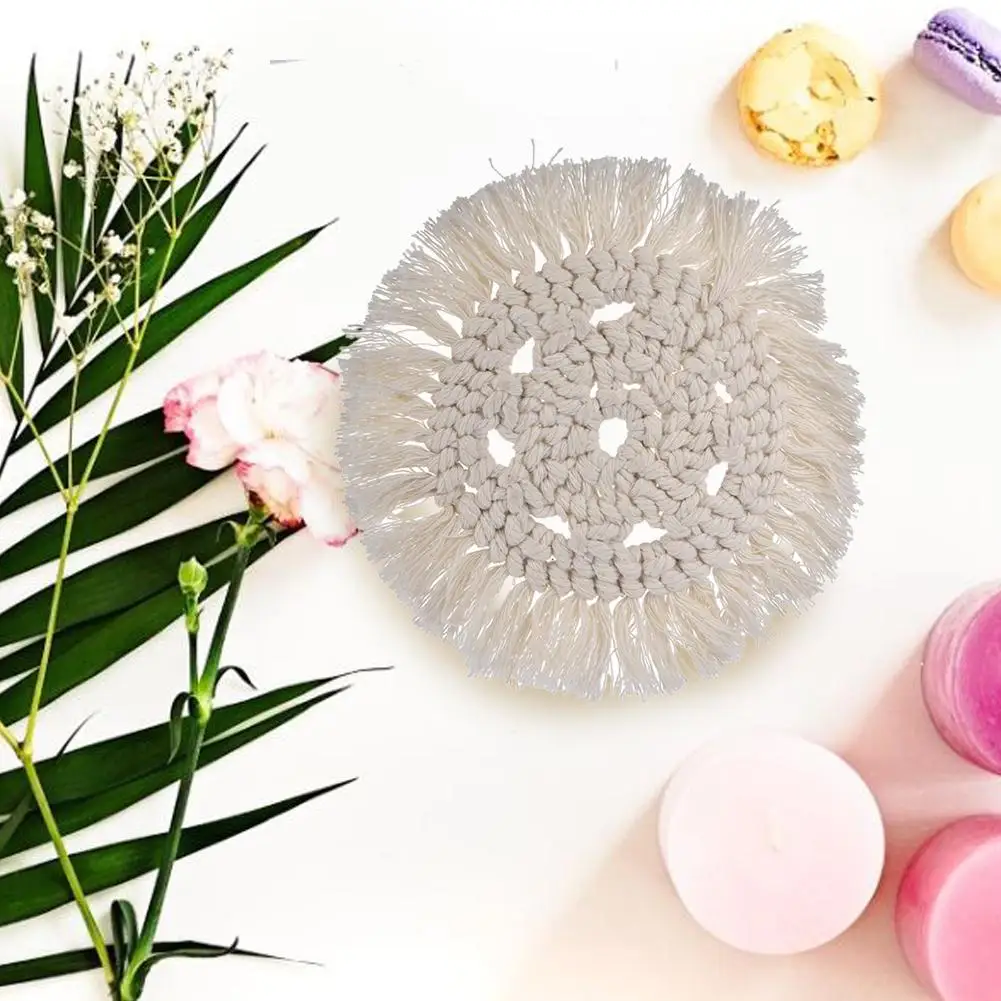 Северная Европа макраме Кубок коврик Богемия Скатерть Коврик для стола ручной