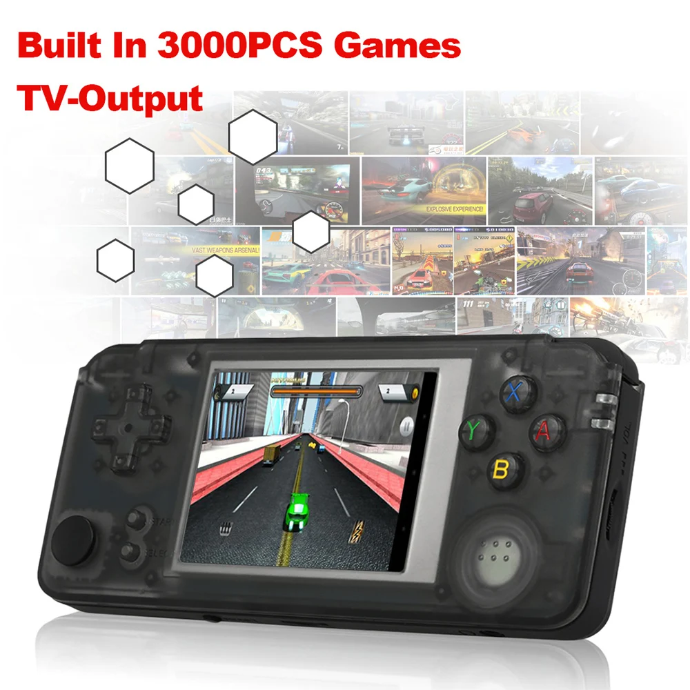 Q9 3000 игры ретро портативная игровая консоль портативные консоли " Мини Видео игровой плеер 360 градусов контроллер PK RS-97 Plus