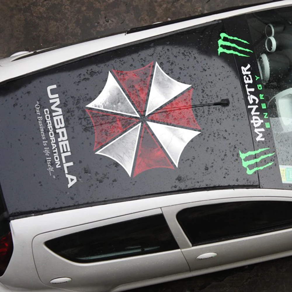 

Umbrella Corporation Car Hood Sticker Decals Decoration for Volkswagen Polo Golf BMW Focus Automobile Accessories